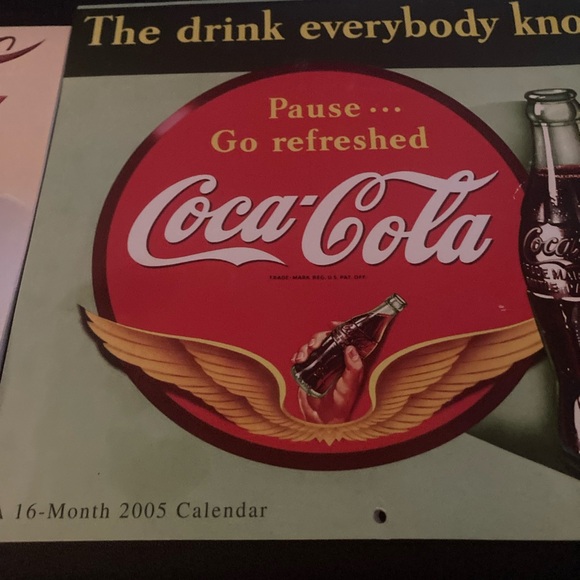 Vintage Coca Cola calendars - Picture 1 of 5